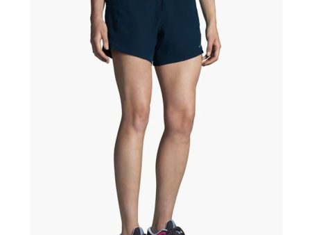 BROOKS Women s Chaser 5  Running Shorts Medium Ocean Drive on Sale