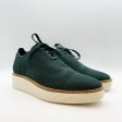 Cole Haan Womens ØriginalGrand Platform Stitchlite Oxford US 9 Green Sneaker on Sale