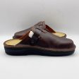 Naot Mens Fiord Leather Clogs EU 43 US 10-11 Brown Slip Resistant N Supply