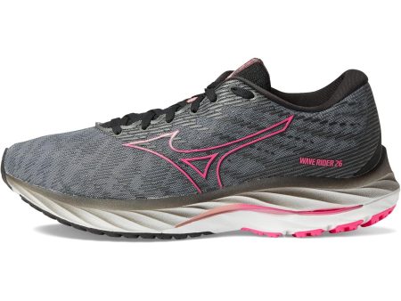 Mizuno Mens Wave Rider 26 Project Zero Running Sneakers Size 12 Grey Pink NIB For Sale