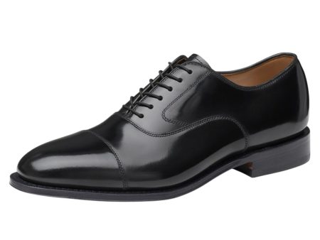 JOHNSTON & MURPHY Mens Melton Dress Shoes US 13D EU 47 Black Calfskin Upper Cheap