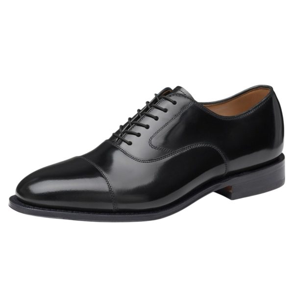 JOHNSTON & MURPHY Mens Melton Dress Shoes US 13D EU 47 Black Calfskin Upper Cheap