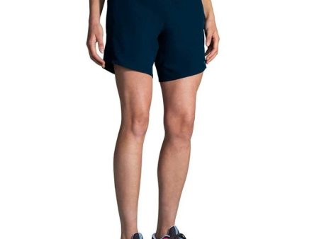 BROOKS Women s Chaser 7  Running Shorts Large Ocean Drive Fashion