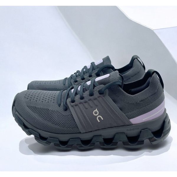 On Cloudswift 3 Womens Athletic Shoes 7.5 EU 38.5 Black Purple NIB Online