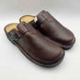 Naot Mens Fiord Leather Clogs EU 43 US 10-11 Brown Slip Resistant N Supply