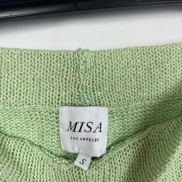 Misa Los Angeles Jonie Tie Waist Cotton Shorts Small Green NWT $189 Sale