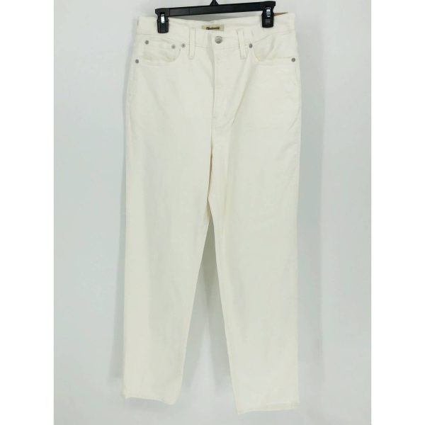 MADEWELL Perfect Vintage Straight Jeans 25 US 0 Tile White High Rise NJ327 NWT Online Sale