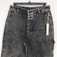 LACAUSA Women s Aiden Trouser Denim Jeans Size 6 Black Mineral Wash Hot on Sale