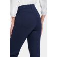 NYDJ Women s Marilyn Straight Ponte Pants 8 PETITE Oxford Navy Online now