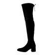 Stuart Weitzman Womens Flareland Tall Suede Boots US 8B EU 38-39 Black Sale