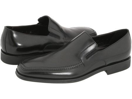 Bruno Magli Men s Raging Slip on Loafers Size US 9 EU 42 Black Nappa Leather NIB on Sale