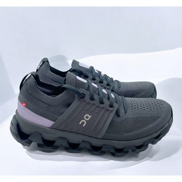 On Cloudswift 3 Womens Athletic Shoes 7.5 EU 38.5 Black Purple NIB Online