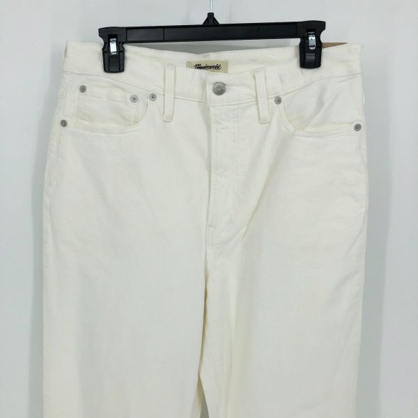 MADEWELL Perfect Vintage Straight Jeans 25 US 0 Tile White High Rise NJ327 NWT Online Sale