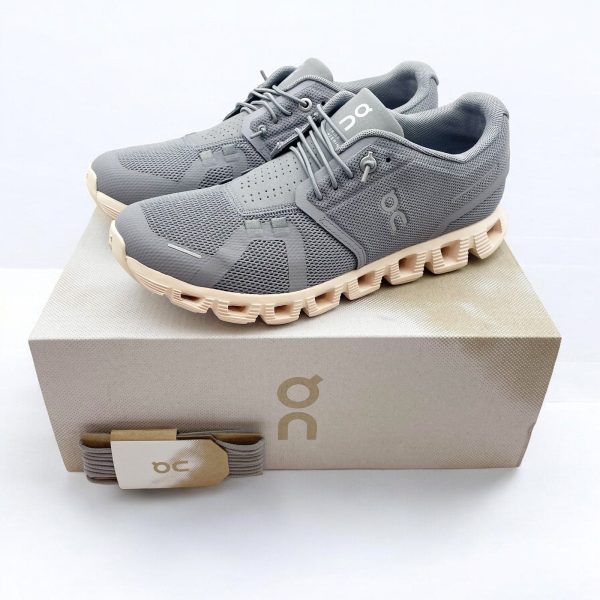 ON Cloud 5 Womens Athletic Shoes 8 EU 39 Grey Pink Running Online Hot Sale