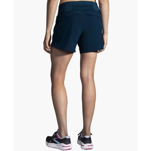 BROOKS Women s Chaser 5  Running Short Small Ocean Drive Discount