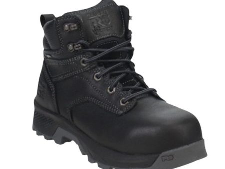 Timberland Pro Womens Titan EV 6 Work Boot 7M Black Composite Safety Toe WP Sale