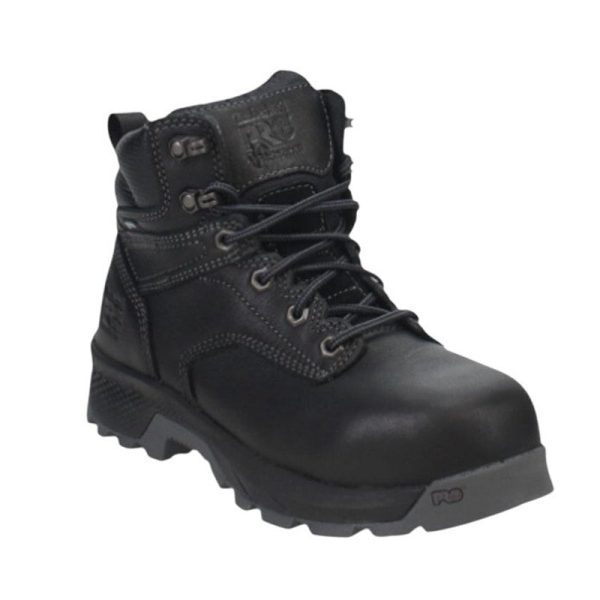 Timberland Pro Womens Titan EV 6 Work Boot 7M Black Composite Safety Toe WP Sale