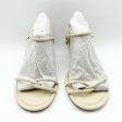 Vince Womens Jolie Strappy Kitten Heel Sandals US 6.5M EU 36.5 Tan Cream Fashion