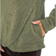 AVENTURA Women s Harlow Zip Neck Fleece Sweater Large Deep Lichen Green Discount