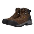 KEEN Mens Evanston 6  Carbon Fiber Toe Work Boots US 10D EU 43 Brown WP on Sale