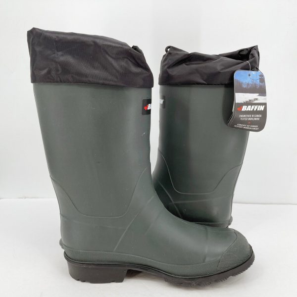 Baffin Hunter Mens Rain Boot US 11 M EU 44.5 Green Black WP Insulated Online Sale