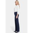 NYDJ Women s Marilyn Straight Ponte Pants 8 PETITE Oxford Navy Online now