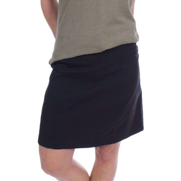 ROYAL ROBBINS Women s Discovery III Skort Size 10 Jet Black Discount