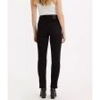 LEVI S Women s 724 Slim Straight Jeans Size 27 US 4 Black High Rise NWT Hot on Sale