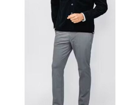 MINISTRY OF SUPPLY Mens Kinetic Tapered Pants Grey 36 Tall 36 Inseam Stretch NWT on Sale