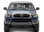 Raxiom 12-15 Toyota Tacoma Axial Series Projector Headlights w  LED Bar- Blk Housing (Clear Lens) Fashion