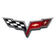 Oracle Chevrolet Corvette C6 Illuminated Emblem - Dual Intensity - Blue SEE WARRANTY Supply