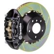 Brembo 08-15 Land Cruiser LX570 Rear GT BBK 4 Piston Cast 380x28 2pc Rotor Slotted Type1-Black Online Sale