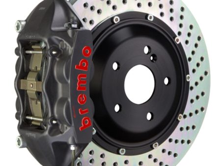 Brembo 08-17 S5 09-16 S4 Rear GTS BBK 4 Piston Cast 380x28 2pc Rotor Drilled-Black HA Online now