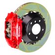 Brembo 05-08 7-Series (After 3 5 Prod) Rr GT BBK 4 Pist Cast 2pc 345x28 2pc Rotor Slotted Type1-Red Cheap