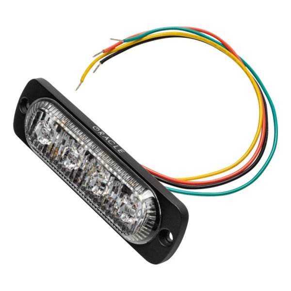 Oracle 4 LED Dual Color Slim Strobe - Amber White SEE WARRANTY For Sale