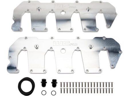 Wehrli 11-16 Chevrolet 6.6L Duramax LML Billet Upper Valve Cover Set - Raw Aluminum Hot on Sale