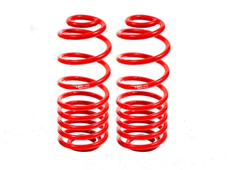 BMR 02-09 Chevrolet Trailblazer   GMC Envoy 3.0in Drop Front Lowering Springs - Red Cheap