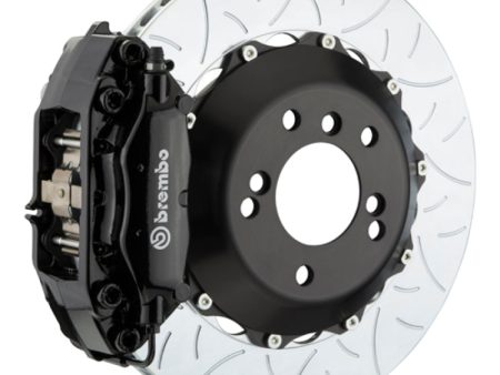 Brembo 00-03 M5 97-03 5-Series Rear GT BBK 4 Piston Cast 2pc 345x28 2pc Rotor Slotted Type3-Black Online Hot Sale