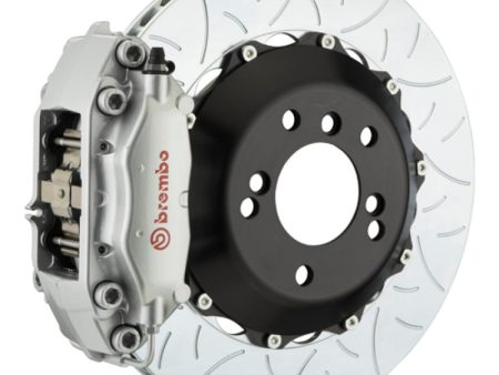 Brembo 01-02 Viper RT-10 Rear GT BBK 4 Piston Cast 2pc 345x28 2pc Rotor Slotted Type3-Silver Fashion