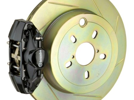 Brembo 02-07 Impreza WRX Rear GT BBK 2 Piston Cast 2pc 316 x20 1pc Rotor Slotted Type1-Black Online Sale