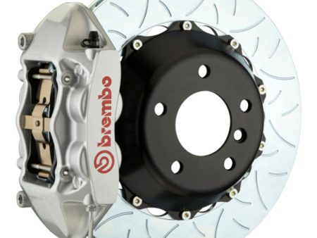 Brembo 03-09 E-Class (Excl 4MATIC AMG) Rr GT BBK 4Pis Cast 2pc 345x28 2pc Rtr Slot Type3-Silver Discount