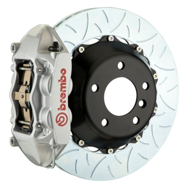 Brembo 03-09 E-Class (Excl 4MATIC AMG) Rr GT BBK 4Pis Cast 2pc 345x28 2pc Rtr Slot Type3-Silver Discount