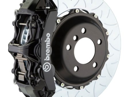 Brembo 05-09 F430 Challenge Rear GT BBK 6 Piston Cast 380x32 2pc Rotor Slotted Type-3-Black Online Hot Sale