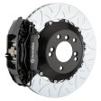 Brembo 01-06 LS430 Rear GT BBK 4 Piston Cast 2pc 345x28 2pc Rotor Slotted Type-3-Black Supply