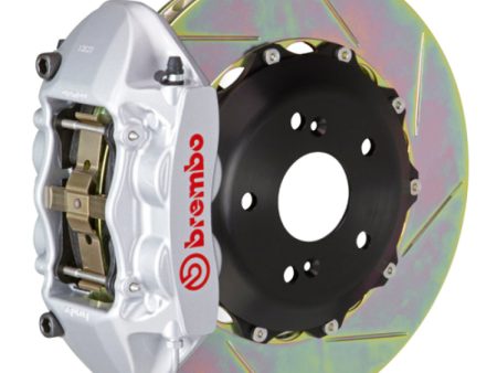 Brembo 07-15 TT 3.2L 09-15 TTS 12-13 TT RS Rr GT BBK 4Pist Cast 328x28 2pc Rotor Slot Type1-Silver Online