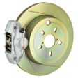 Brembo 02-07 Impreza WRX Rear GT BBK 2 Piston Cast 2pc 316 x20 1pc Rotor Slotted Type1-Silver Online