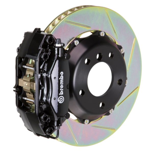 Brembo 07-15 TT 3.2 09-15 TTS Rr GT BBK 4 Pist Cast 328x28 2pc Rotor Slotted Type1-Black For Cheap