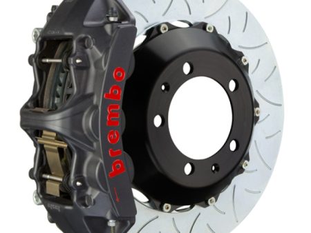 Brembo 05-09 F430 Challenge Rear GTS BBK 6 Piston Cast 380x32 2pc Rotor Slotted Type-3-Black HA Discount