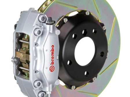 Brembo 08-14 C-Class (Excl 4MATIC AMG) Rr GT BBK 4Pis Cast 2pc 328x28 2pc Rtr Slot Type1-Silver Discount