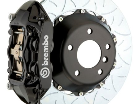 Brembo 03-09 E-Class (Excl 4MATIC AMG) Rr GT BBK 4Pis Cast 2pc 345x28 2pc Rtr Slot Type3-Black Fashion